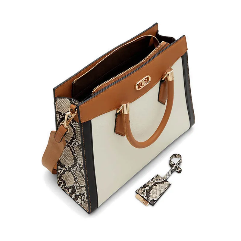 รุ่น Chenoa กระเป๋าถือผู้หญิง - สี Bone Multi