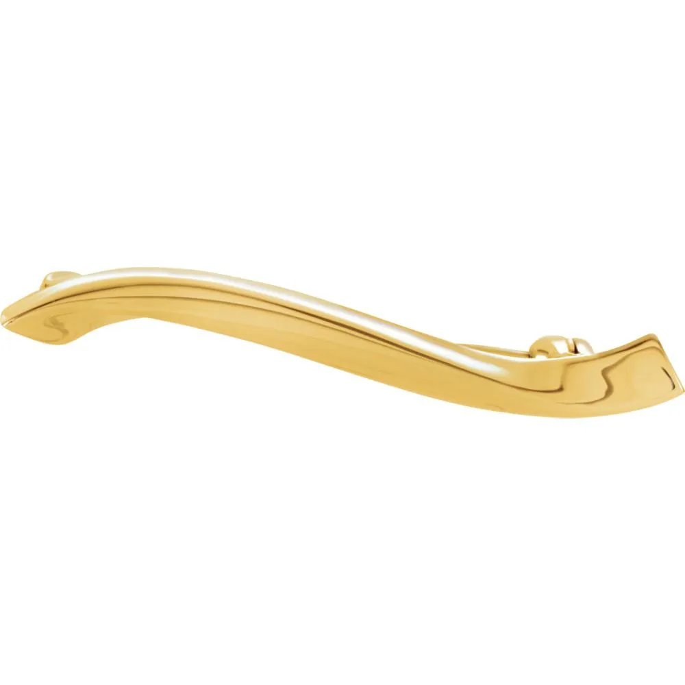 14k White Gold Fashion Brooch