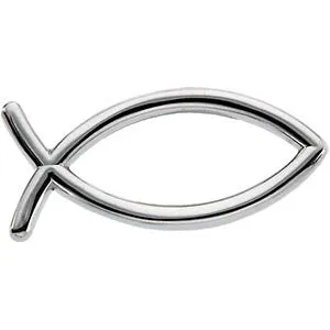 14k Yellow Gold 6.5x14mm Fish Lapel Pin