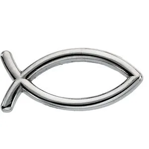 14k Yellow Gold 6.5x14mm Fish Lapel Pin