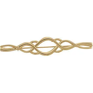 14k Yellow Gold Fashion Brooch