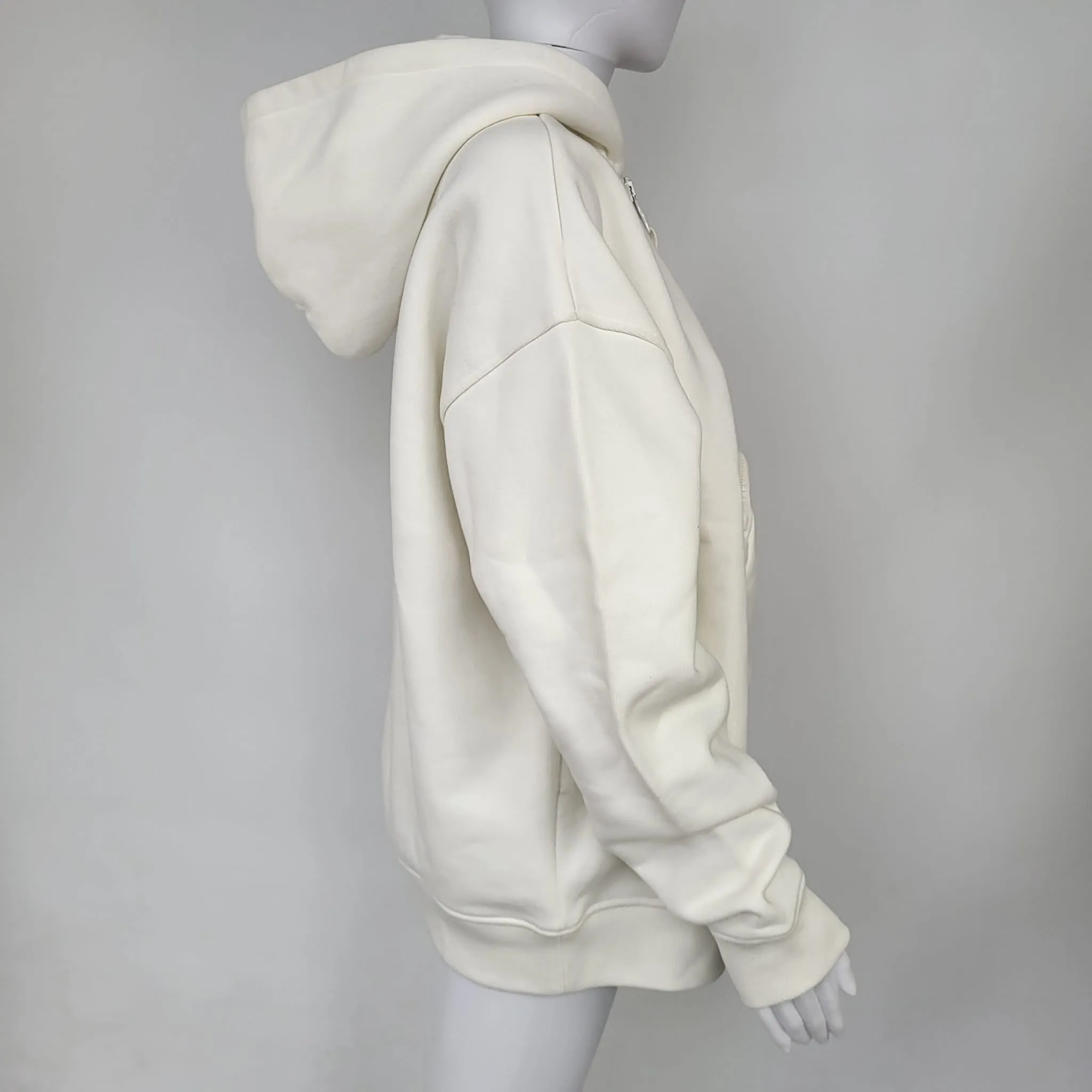 3D Patched Pocket Half Zipped Sweater