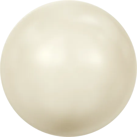 5817 Cabochon Pearls (Half-Drilled), Crystal Cream Pearl (001 620)