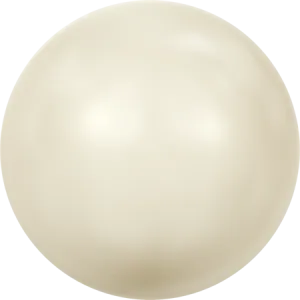 5817 Cabochon Pearls (Half-Drilled), Crystal Cream Pearl (001 620)