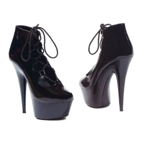 6" Stiletto Lace Up Platform (ES609-Edgy)