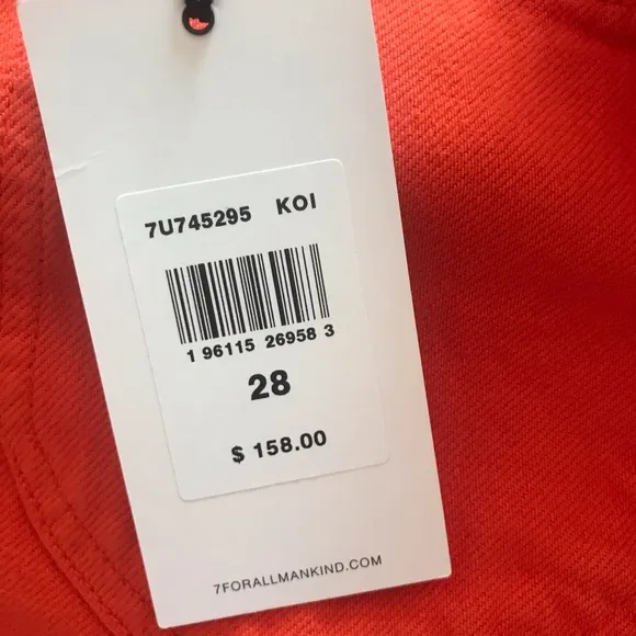 7 FOR ALL MANKIND Easy Ruby in Koi Short
