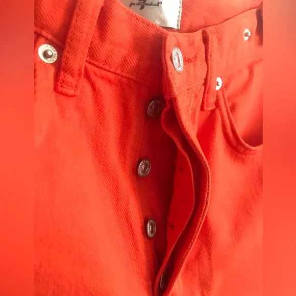 7 FOR ALL MANKIND Easy Ruby in Koi Short