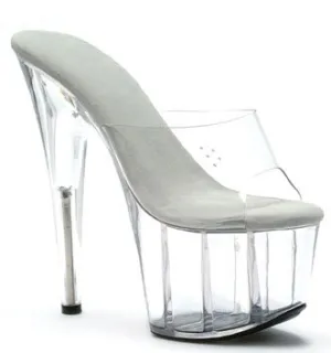 7" Stiletto Clear Platform (ES709-Vanity)