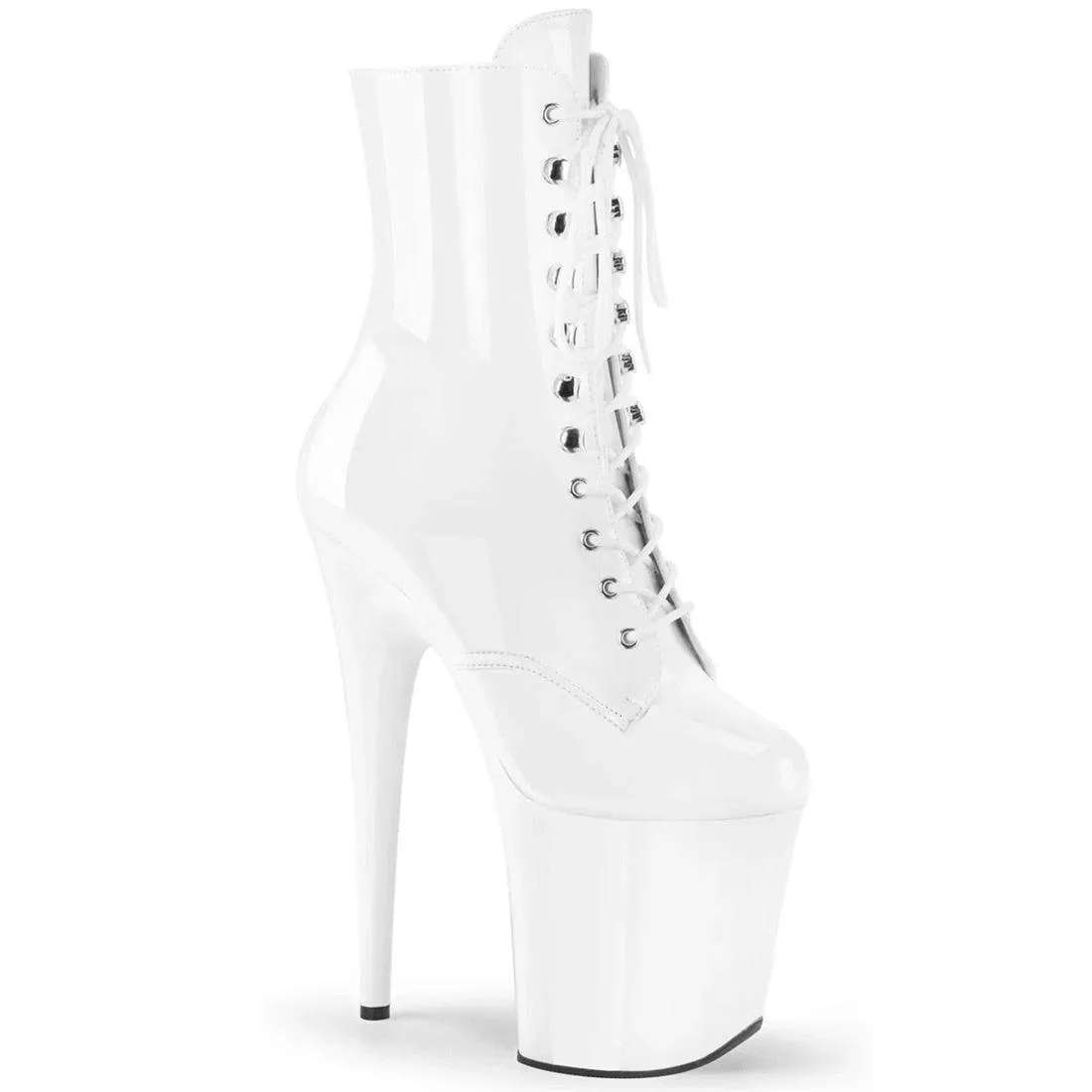 8 Inch High Heel Platform Ankle Boots