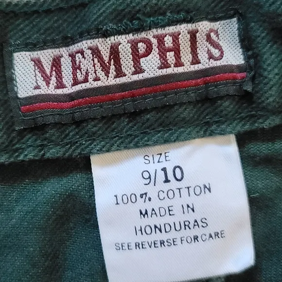 90s Green Denim Shorts