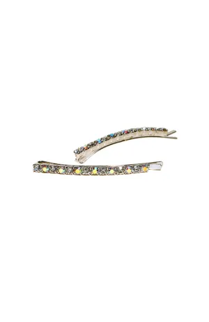 AB  Crystal Bobbi Pins