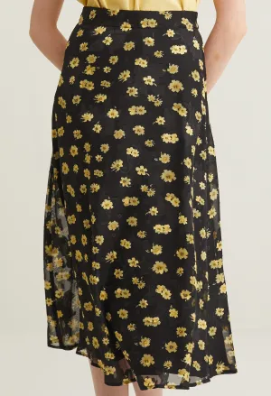 Abloom Double Layered Midi Skirt