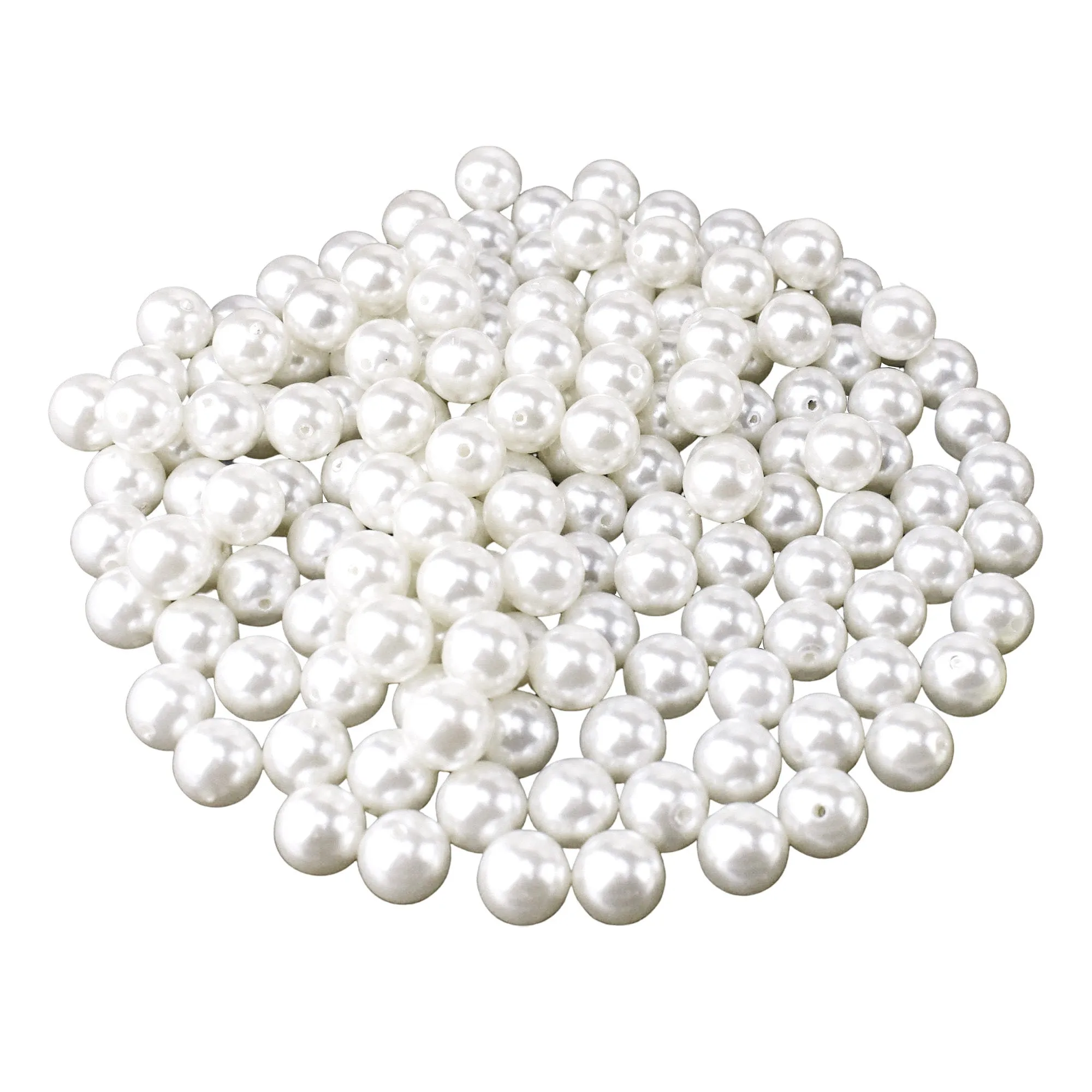 Acrylic Decorative Pearls Vase Filler, 11/16-Inch, 150-Count