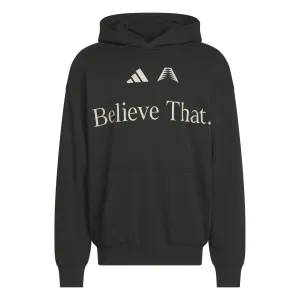 Adidas Men Anthony Edwards Believe That Hoodie Black JW4293