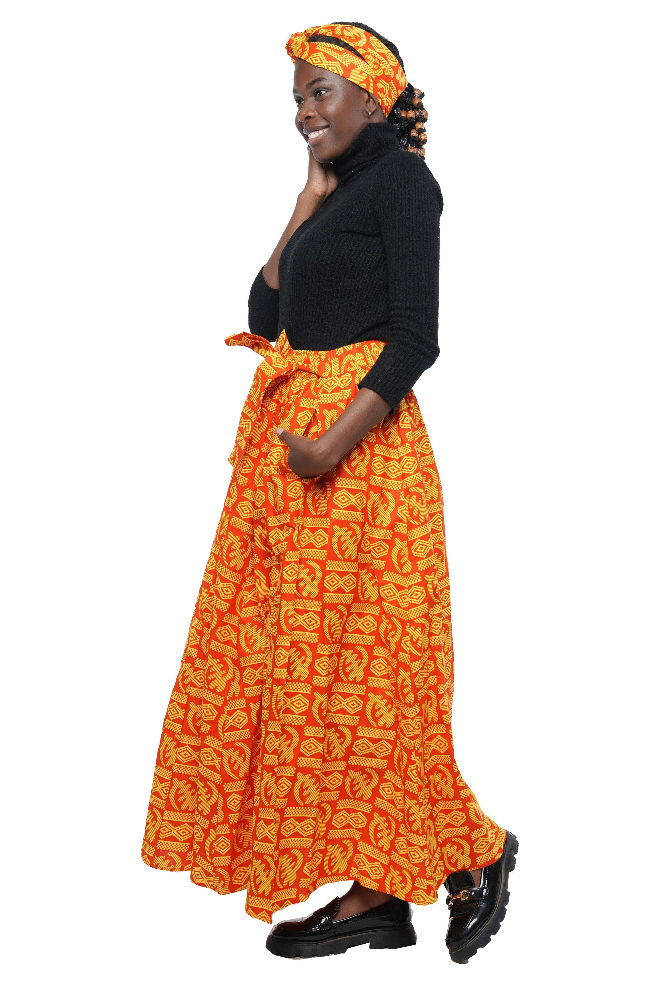 African Long Maxi Skirt