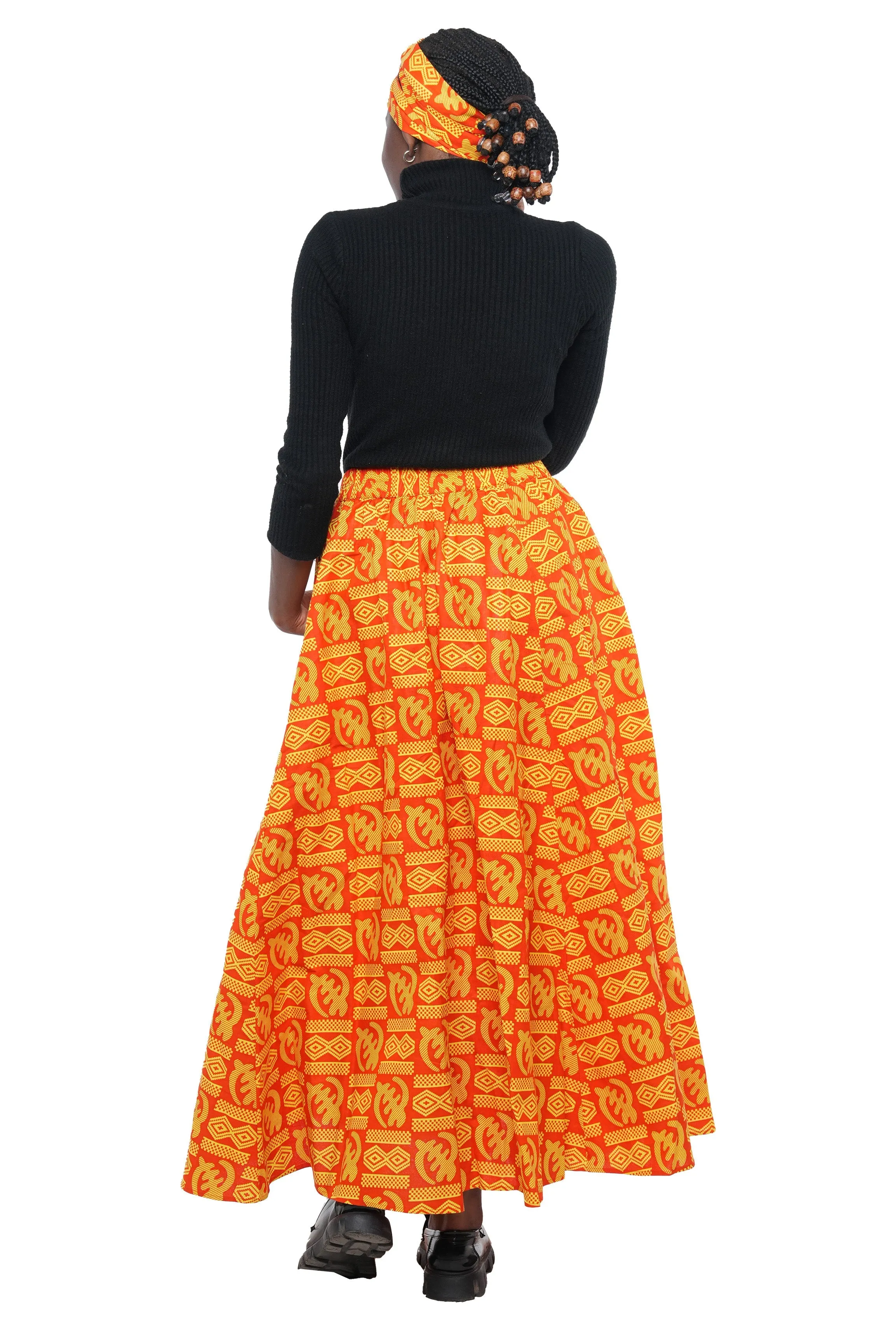 African Long Maxi Skirt