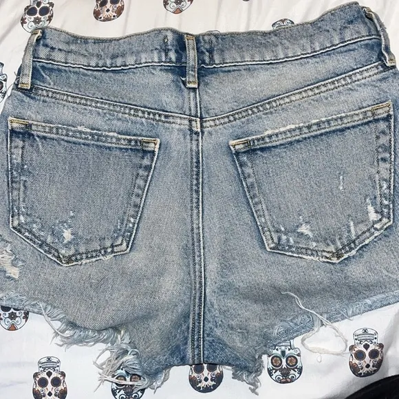 Agolde Jean shorts with some distressing size 24 excellent condition