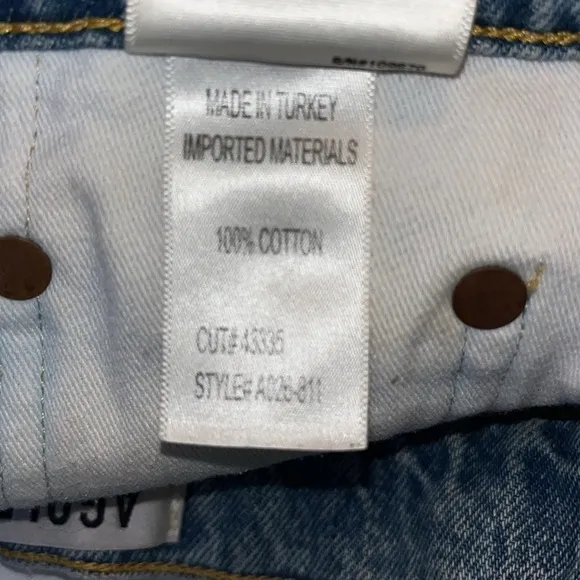 Agolde Jean shorts with some distressing size 24 excellent condition
