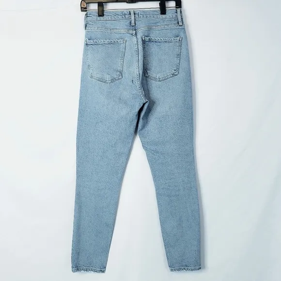 Agolde Nico High Rise Slim Jeans Cliffside Wash Denim Size 26