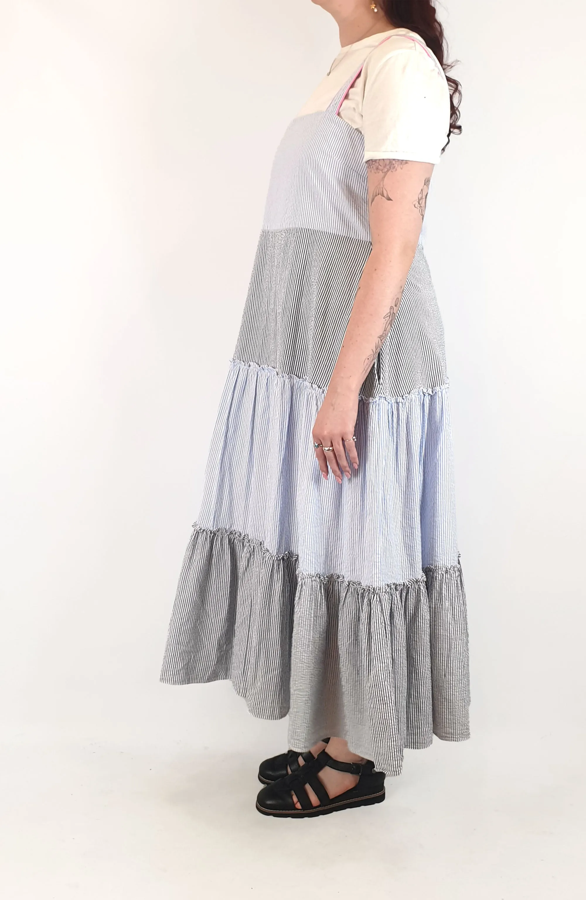 Alessandra striped maxi dress size 12