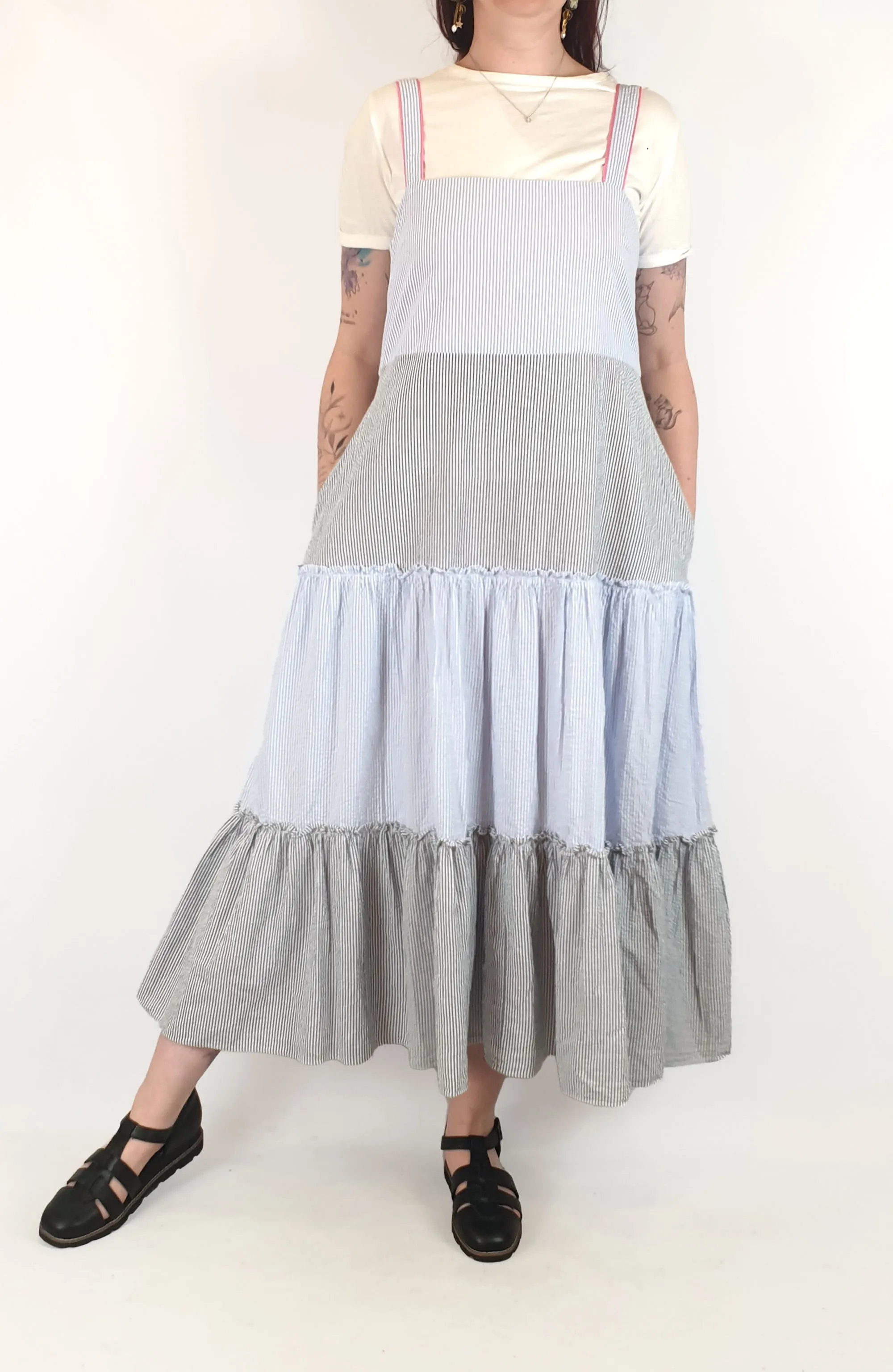 Alessandra striped maxi dress size 12