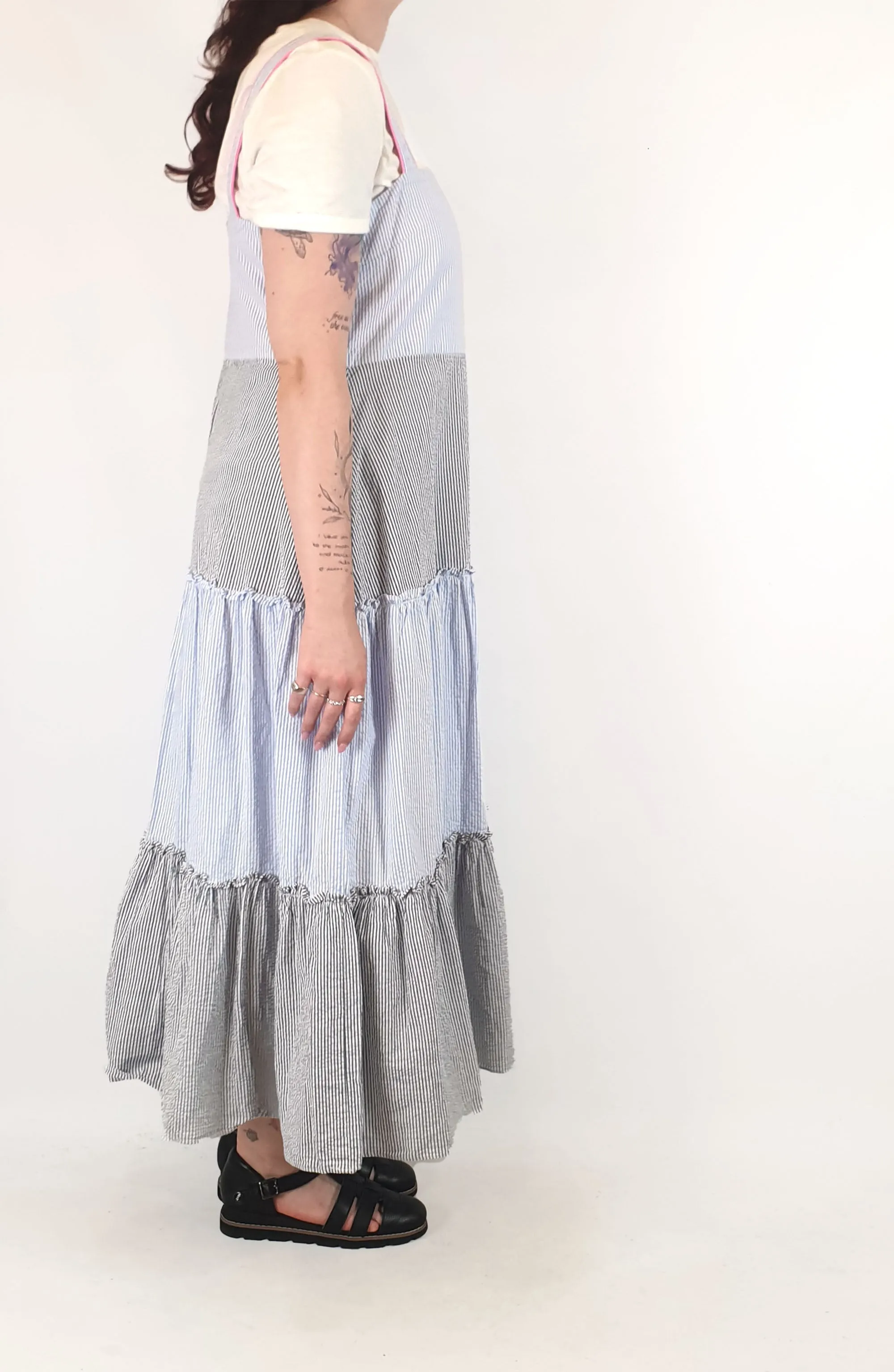 Alessandra striped maxi dress size 12