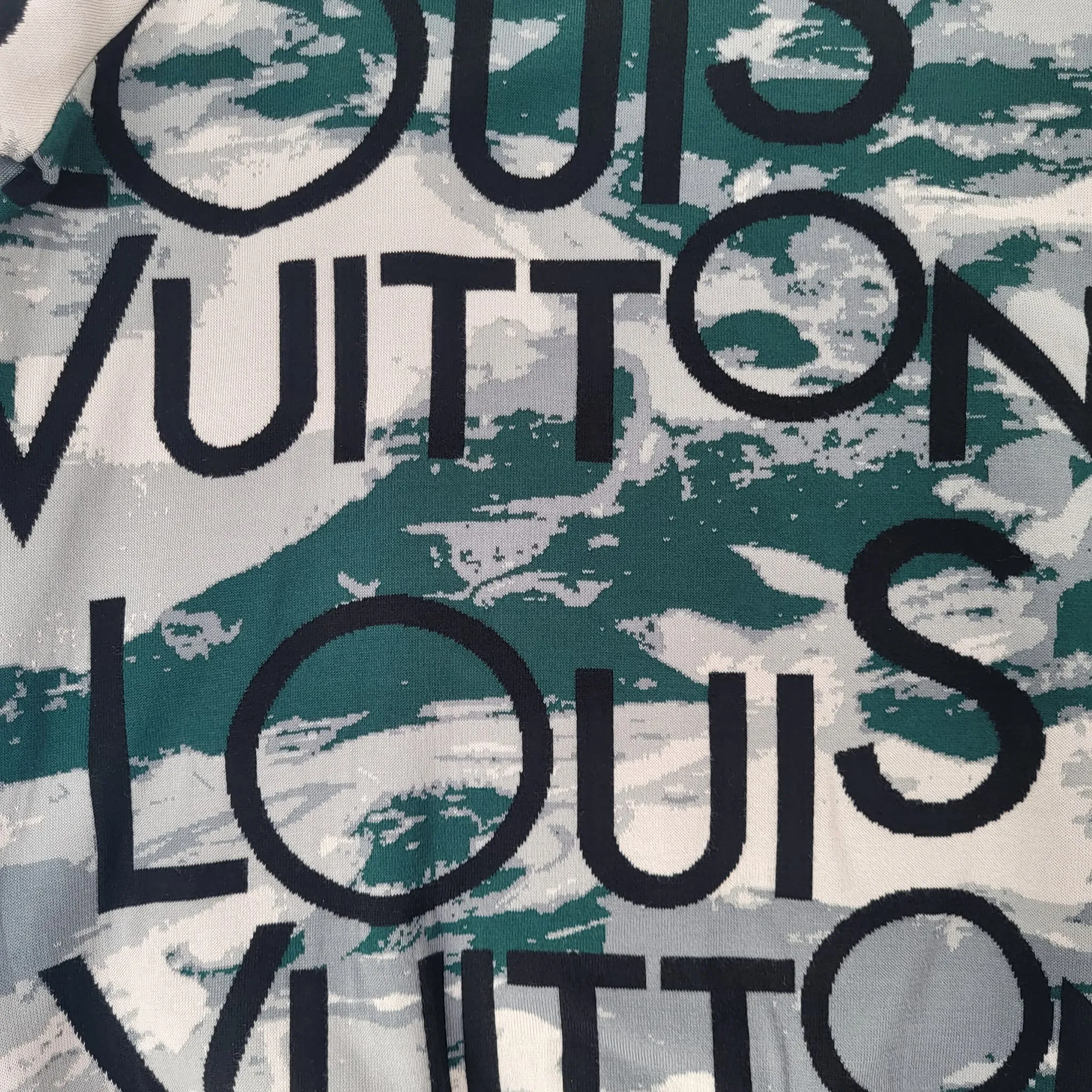 All Over Logo Jacquard Crewneck