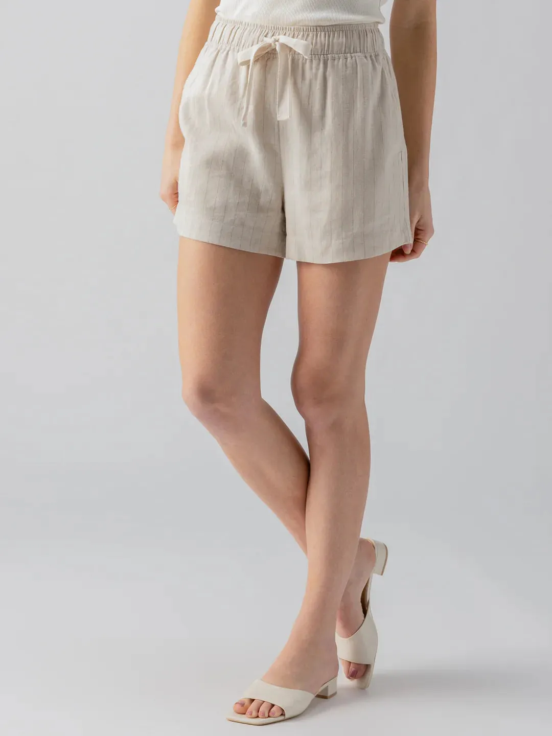 Always Linen Striped Short