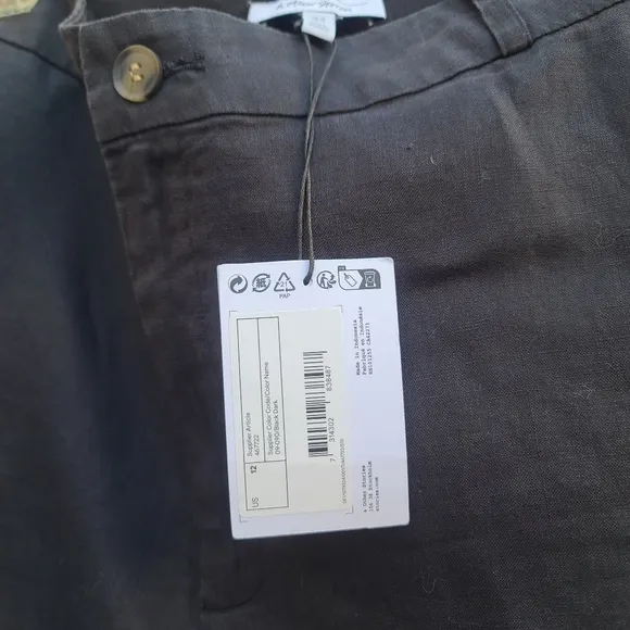 &amp; Other Stories | Linen Shorts in Black NEW Size 12
