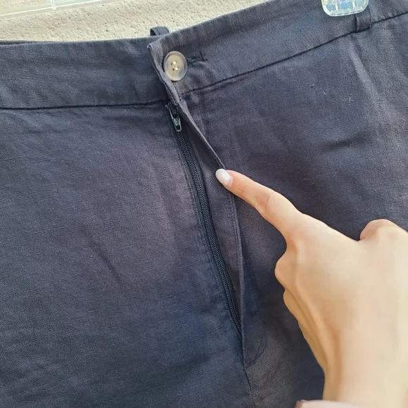 &amp; Other Stories | Linen Shorts in Black NEW Size 12