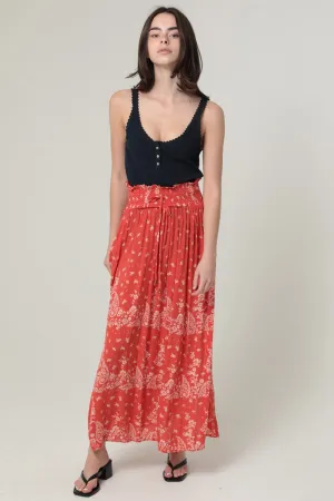 Andalusian Sunset Maxi Skirt