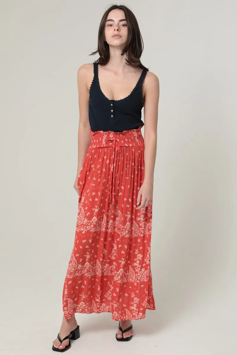 Andalusian Sunset Maxi Skirt