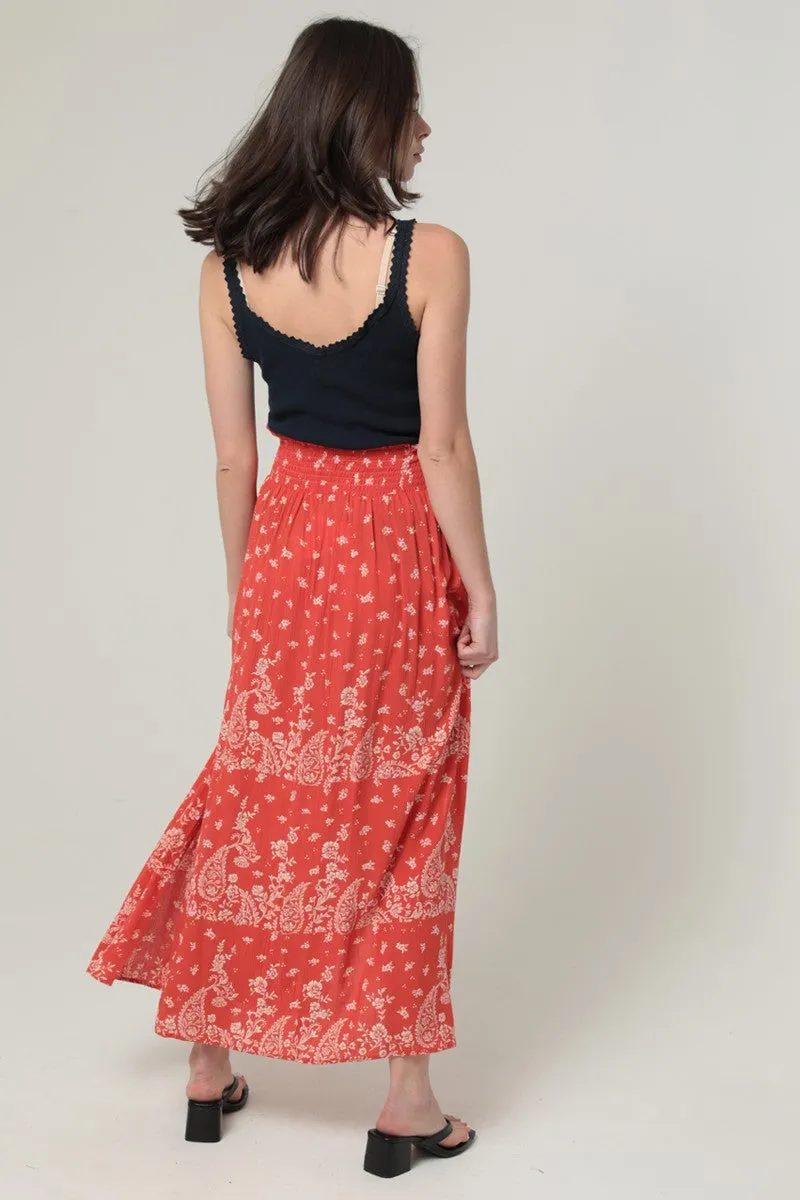 Andalusian Sunset Maxi Skirt