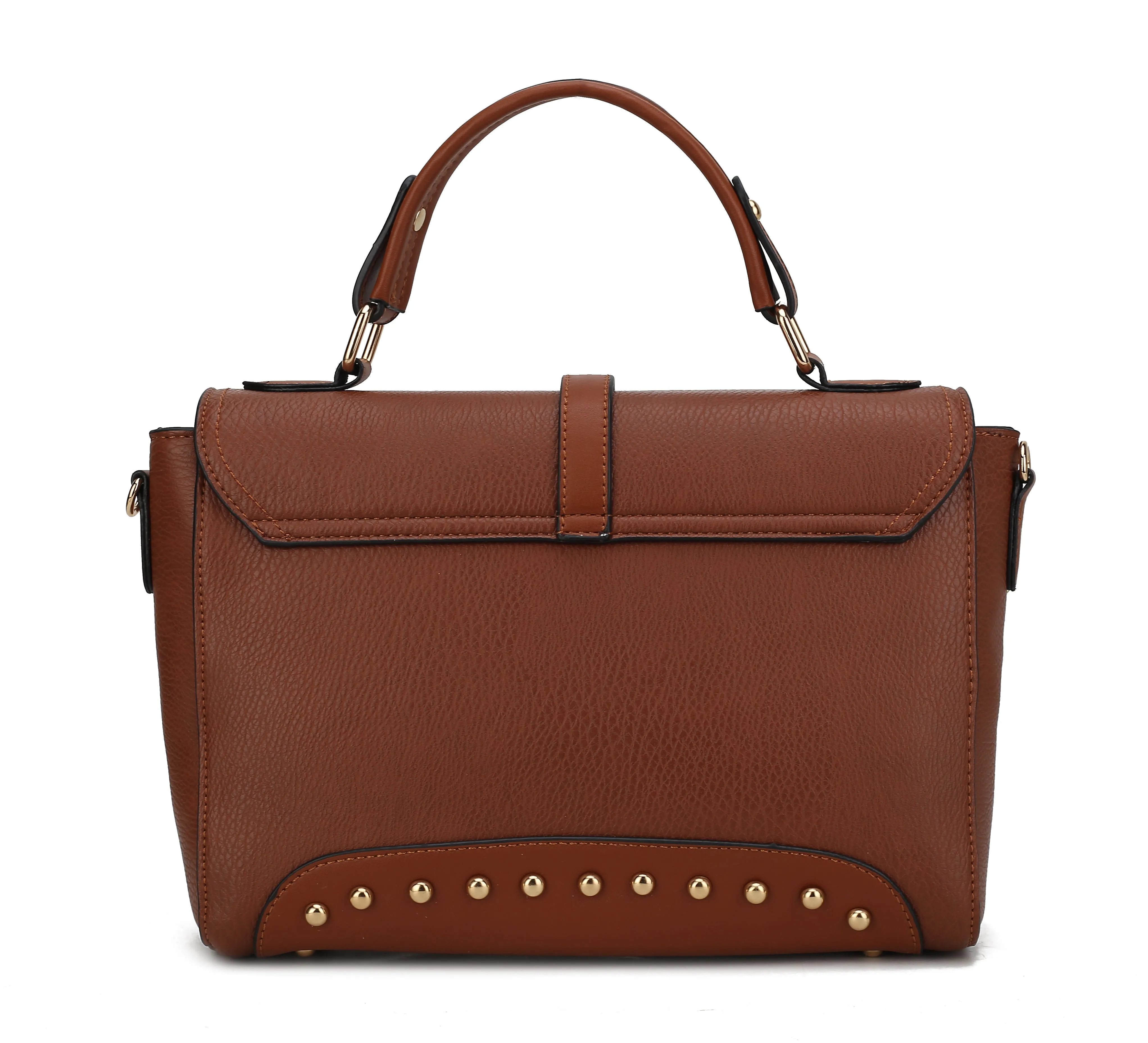 Angolina Leather Satchel Bag