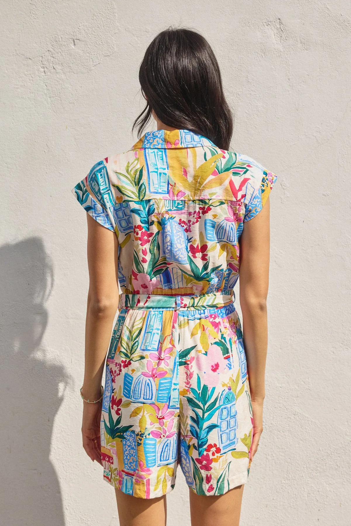 Anise Button Down Romper