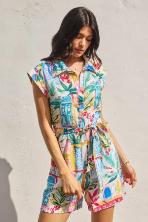 Anise Button Down Romper
