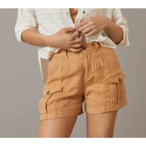 Anthropologie Cedar Linen Cargo Shorts NWT