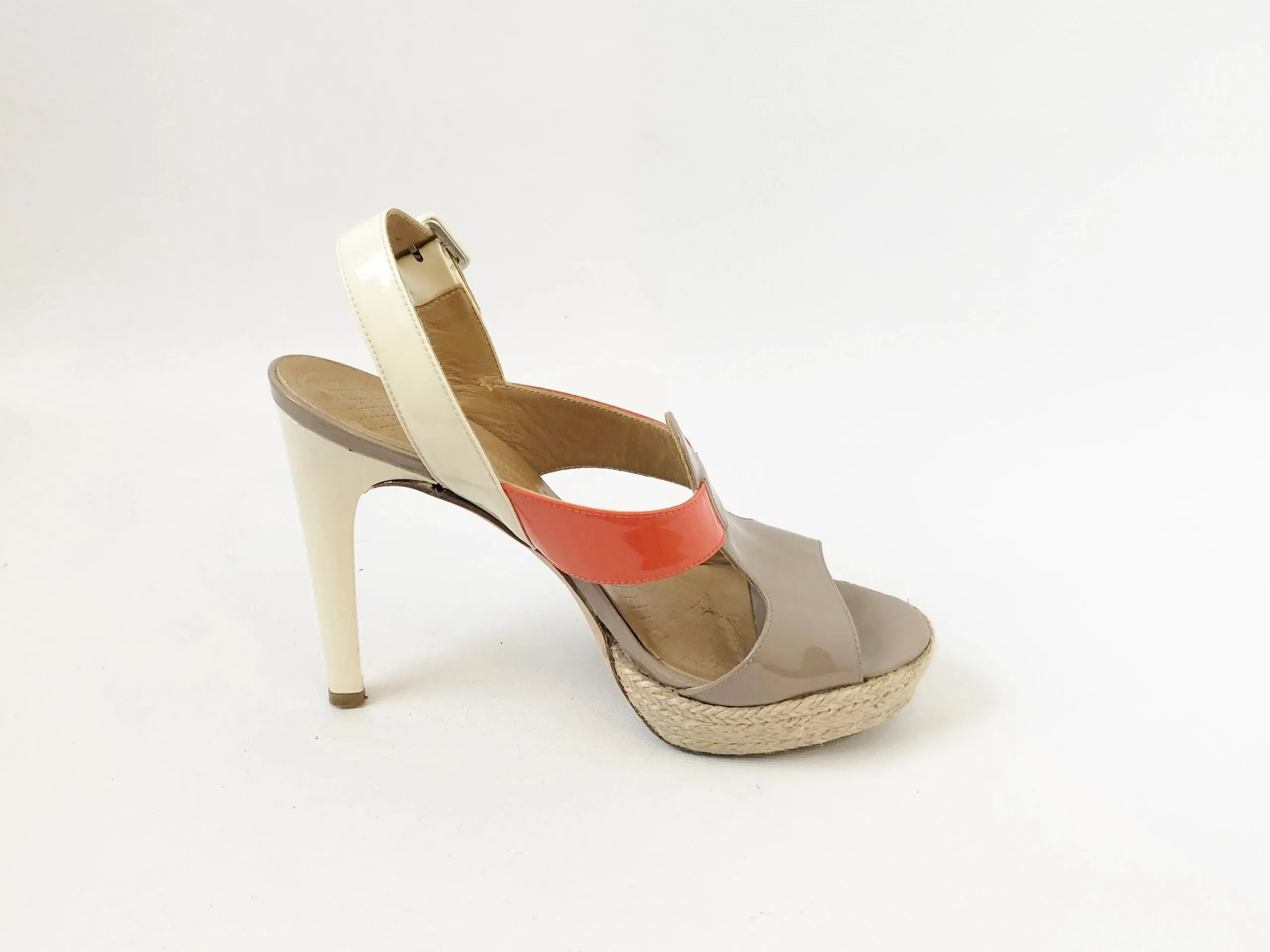 Anya Hindmarch Patent Leather Platform Size 38 It (8 Us)