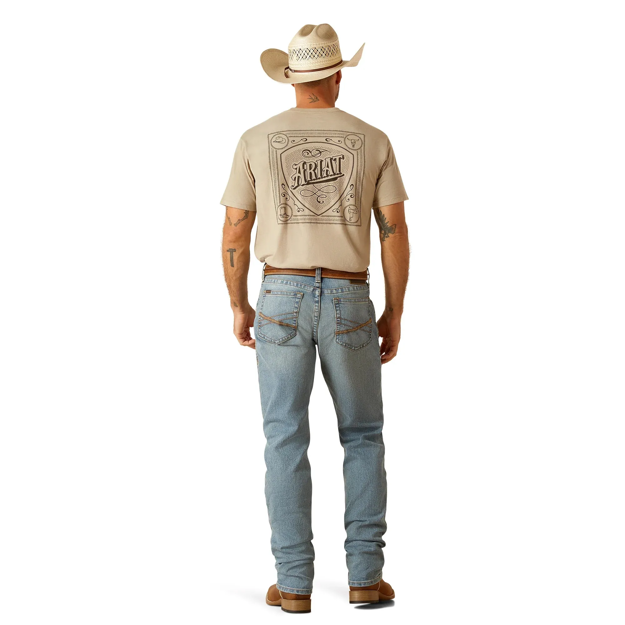 Ariat Mens M1 Straight Pitcher Lindo
