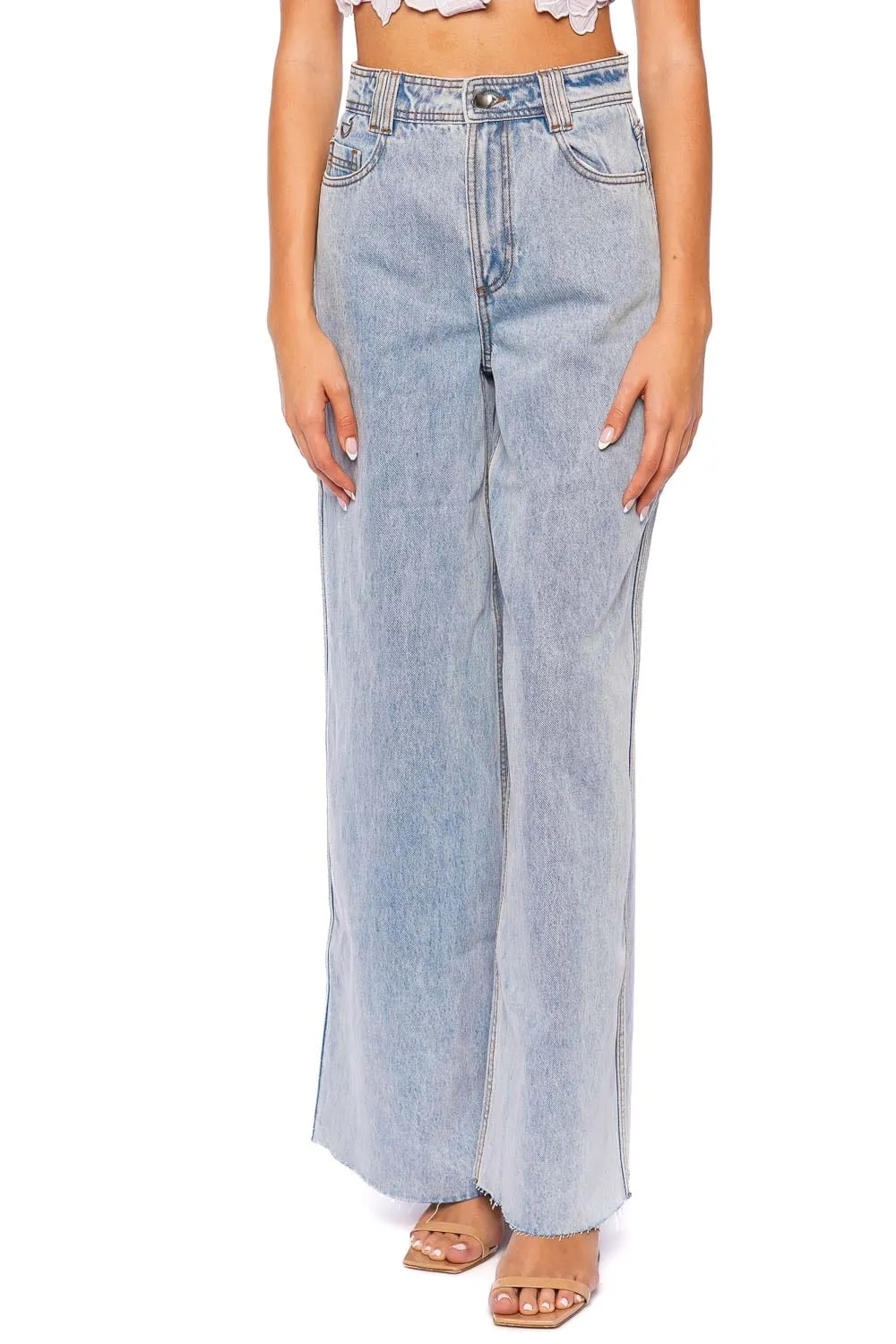 Aura Low Rise Wide Leg Jean