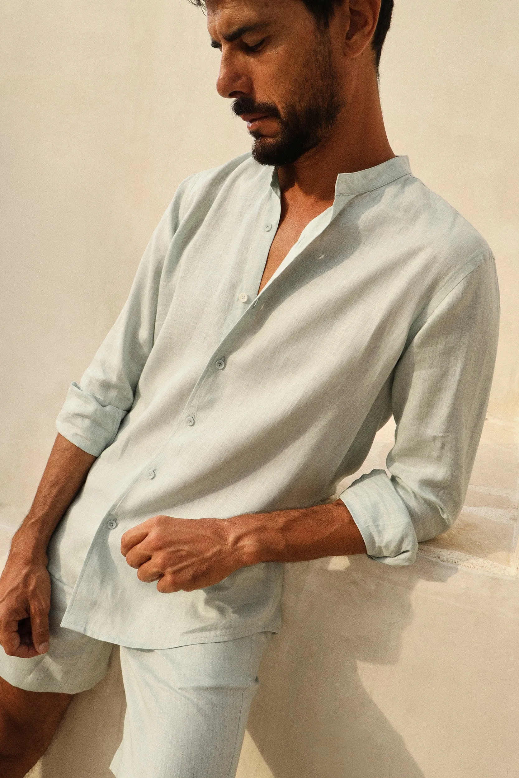 Bali Shorts- Man  (Soft Blue)