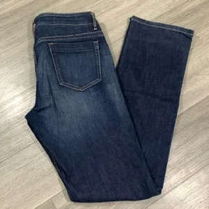 Banana Republic Classic Straight Leg Stretch Organic Cotton Jeans size 12Long