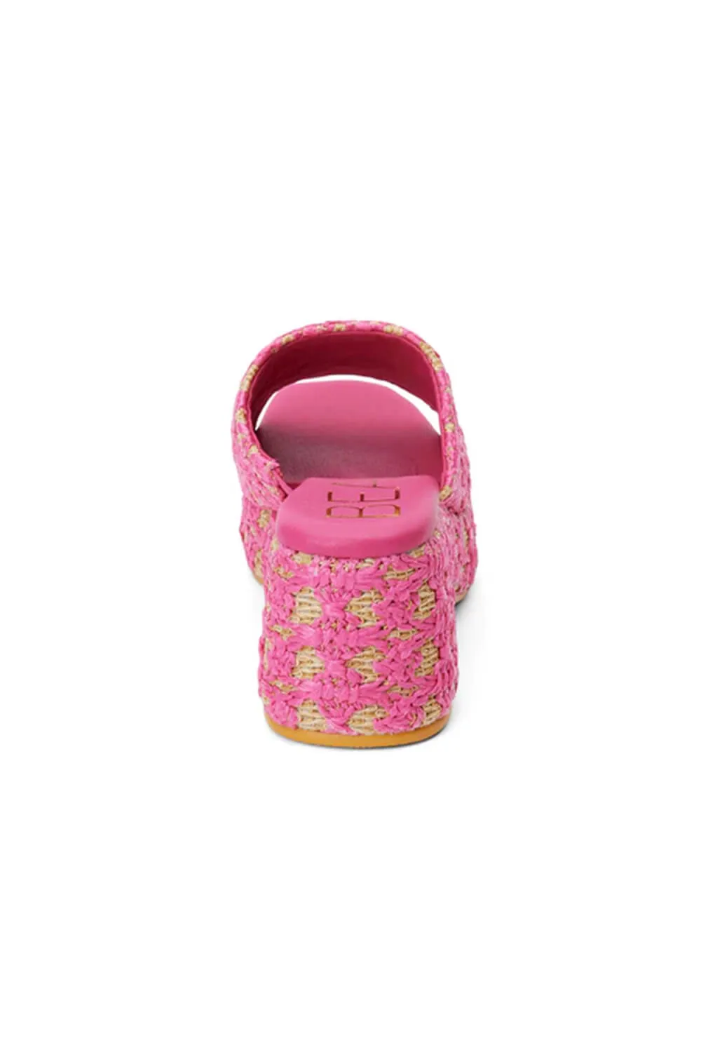 Beach by Matisse Cruz Jute Platform Heels for Women in Hot Pink | CRUZ-HOT PINK MULTI