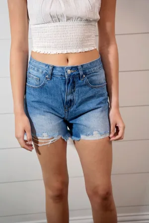 Beach Cut Offs -Dark Denim