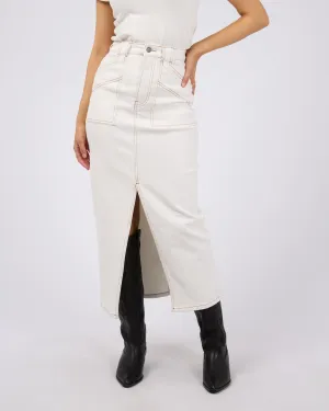 Becca Maxi Skirt - Vintage White