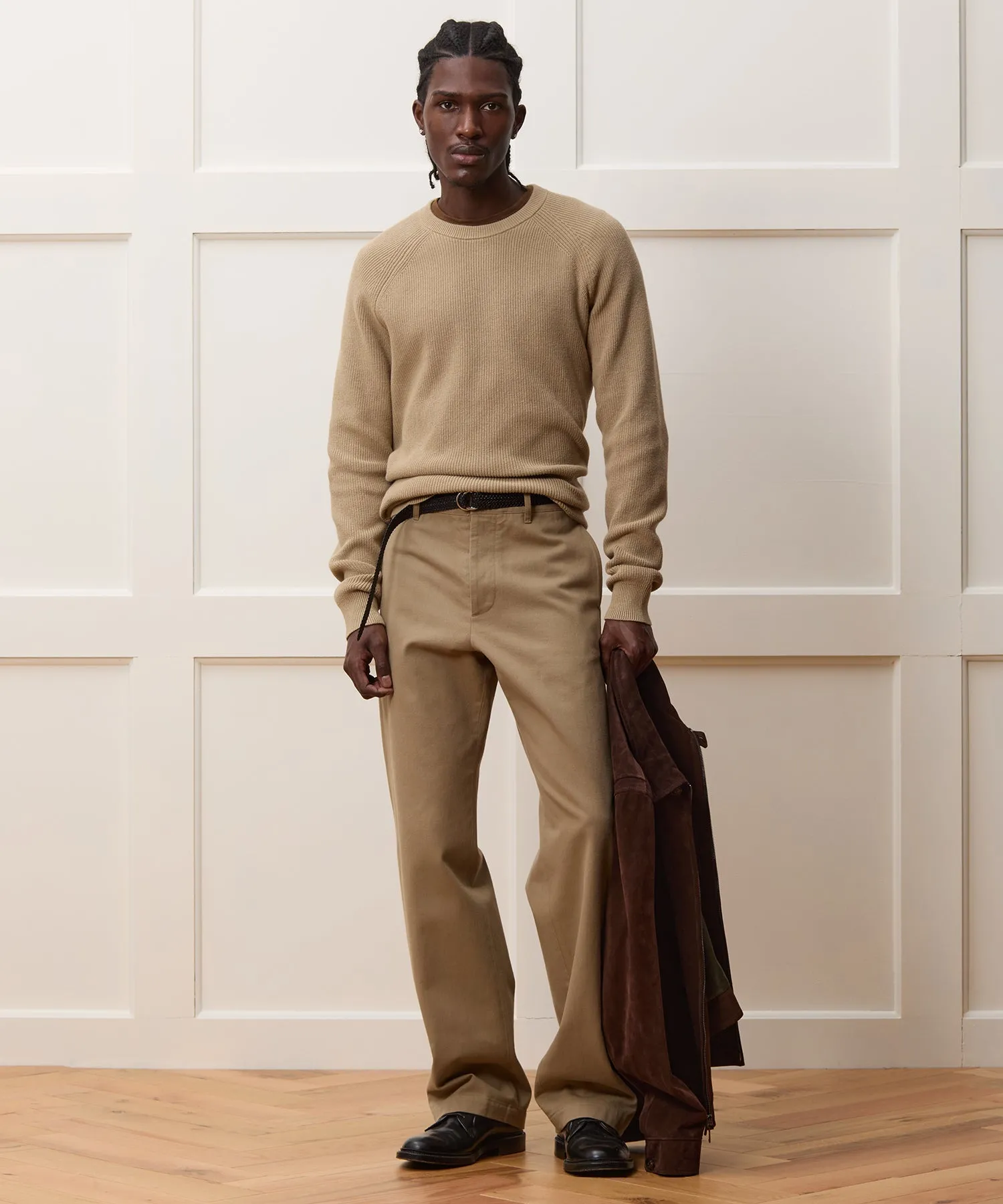 Beechwood Ribbed Crewneck