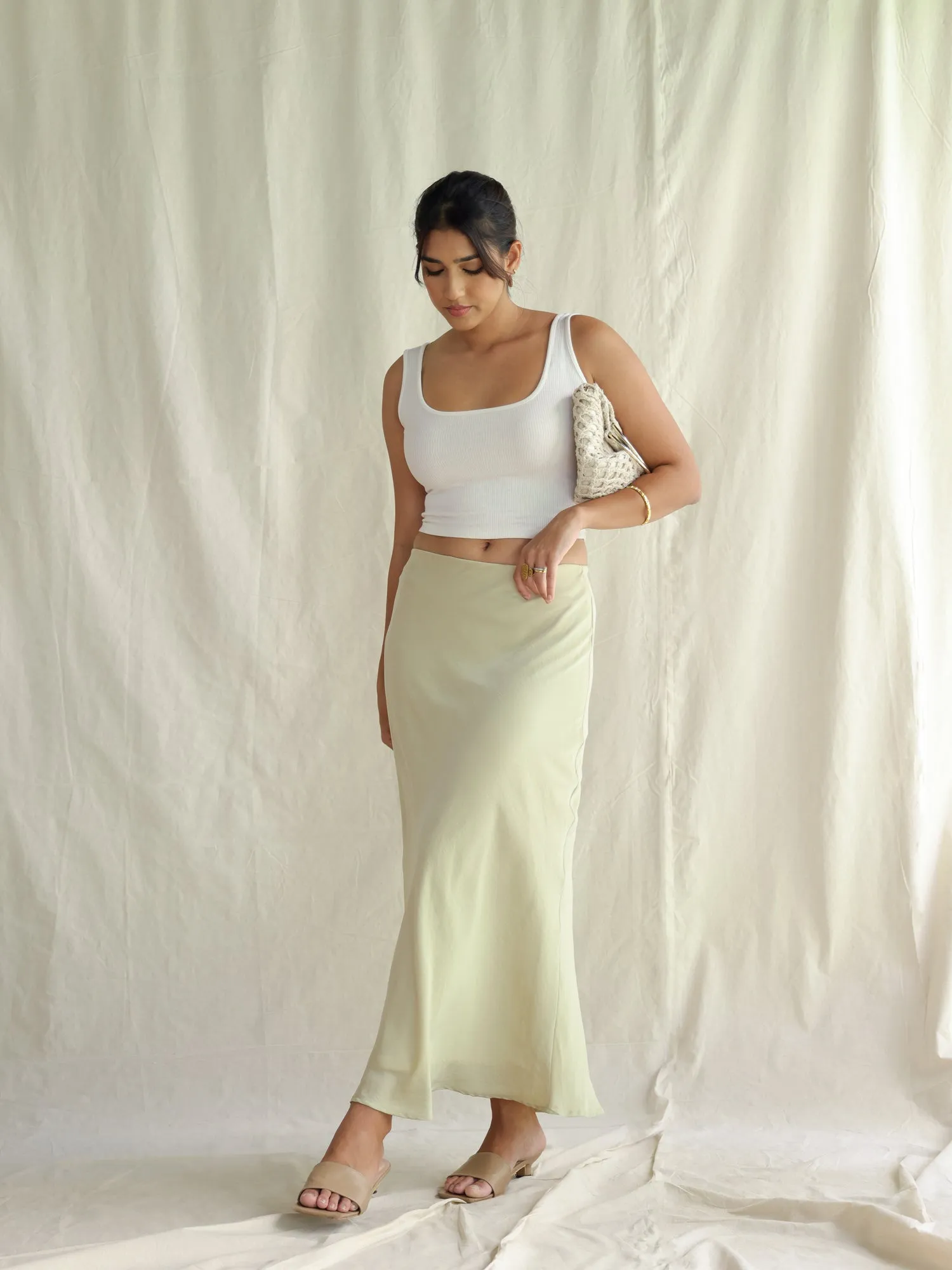 Bias Maxi Skirt
