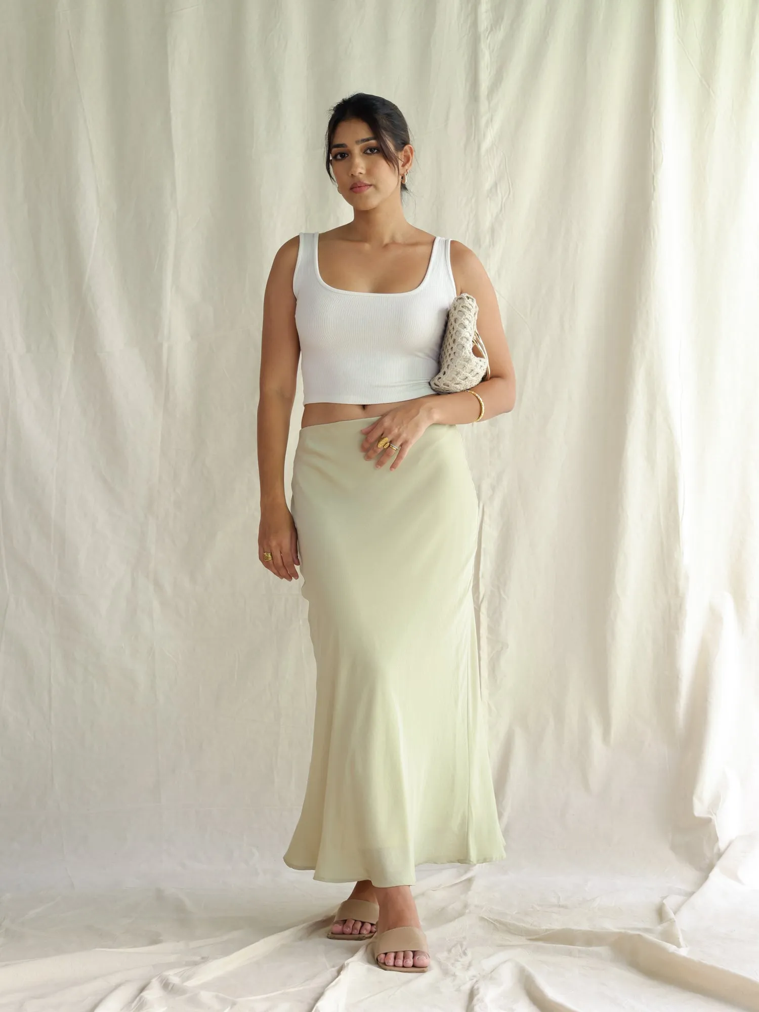 Bias Maxi Skirt