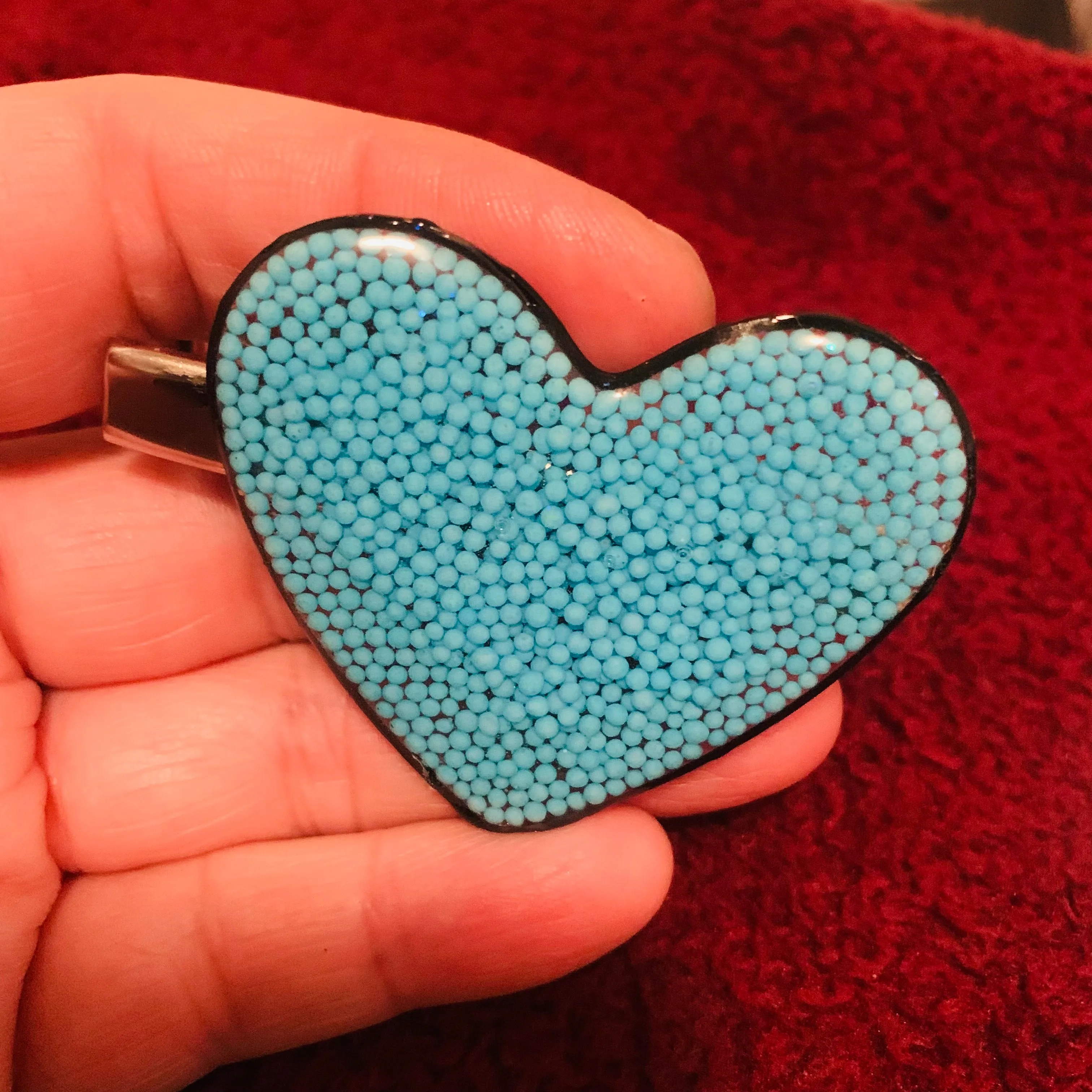 Big Heart Sprinkles Brooch
