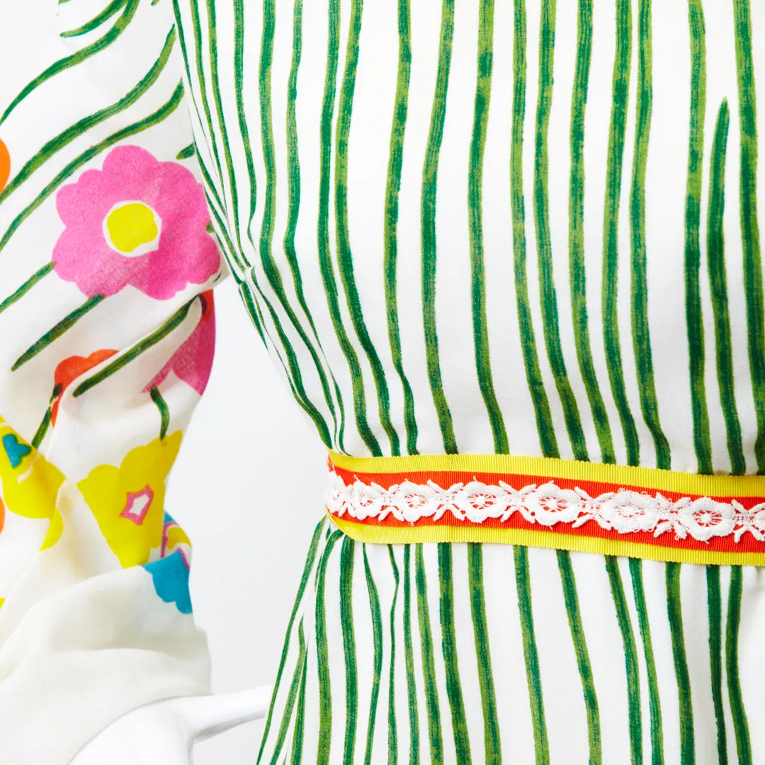 BILLOWY BOHEMIA SLEEVED MAXI DRESS